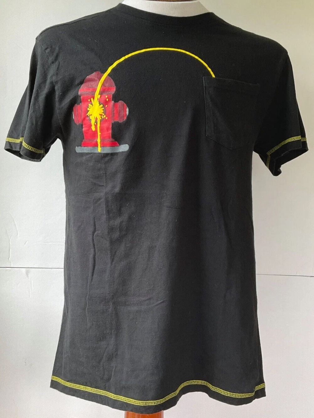 Straight Faded Funny Graphic T-Shirt Size Large